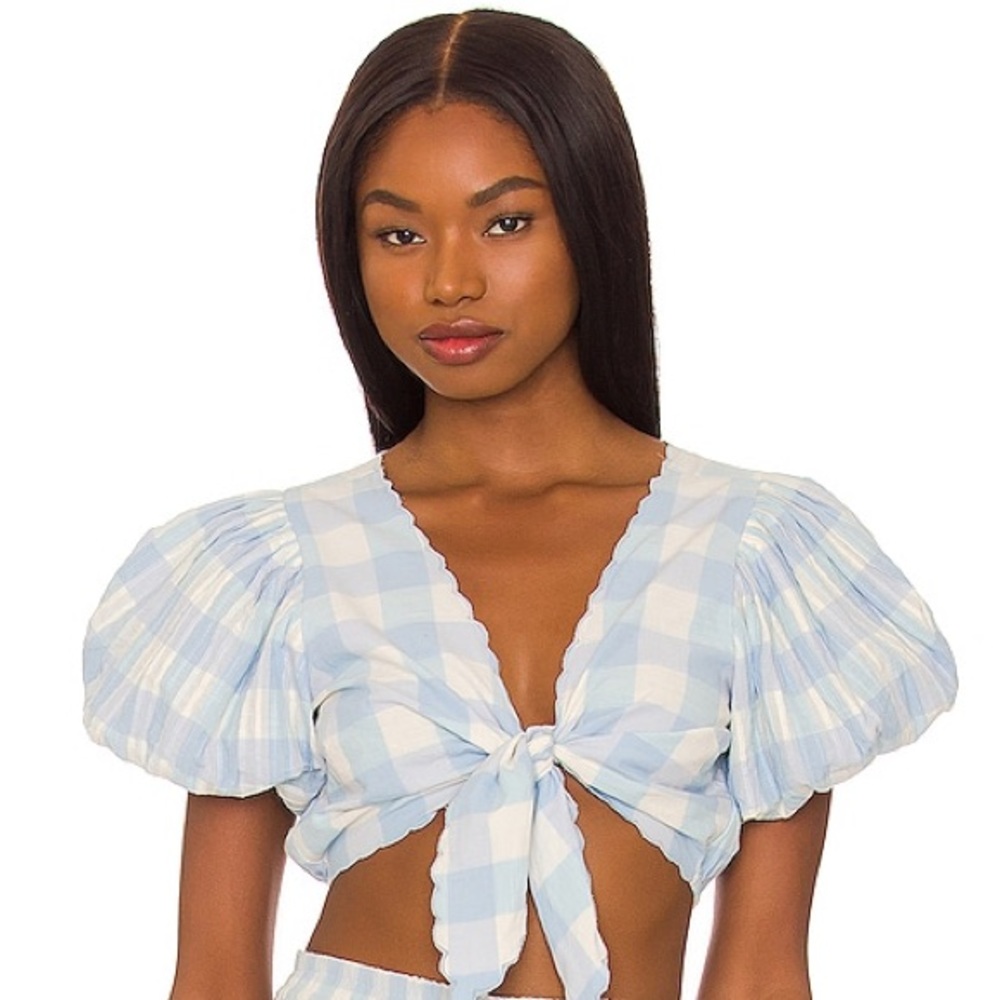 NWT LoveShackFancy Hanover Crop Top